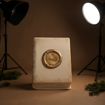 Between the Lines (7 oz Stone Book Candle)