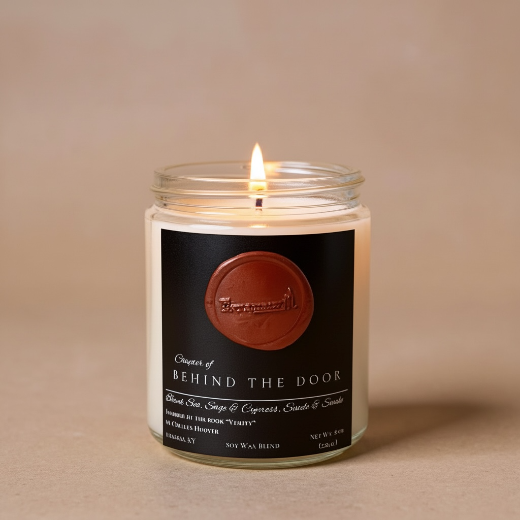 Behind the Door (8 oz Glass Jar)