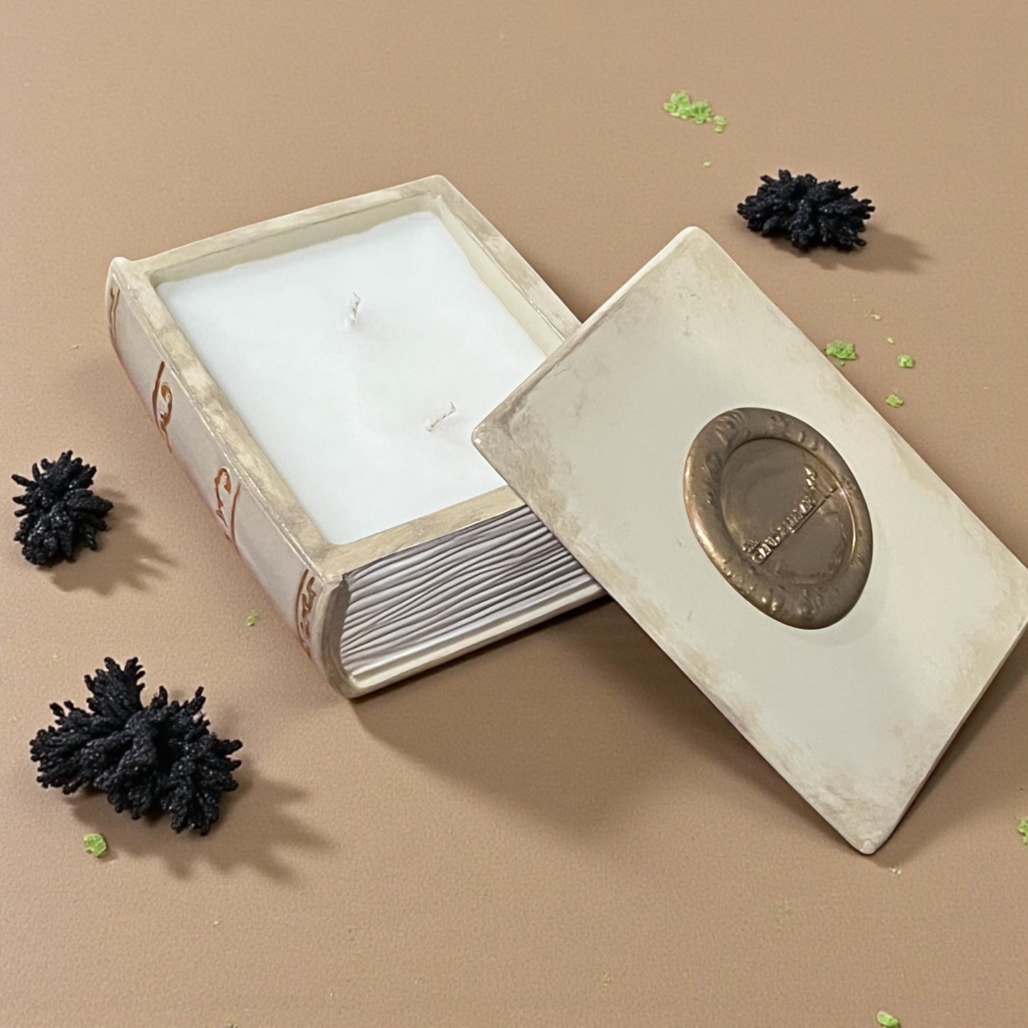 Between the Lines (7 oz Stone Book Candle)