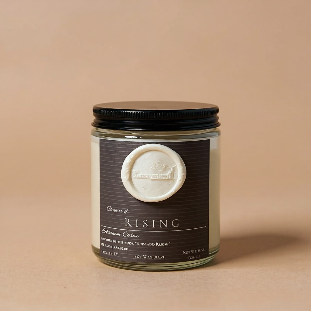 Rising (8 oz Glass Jar)