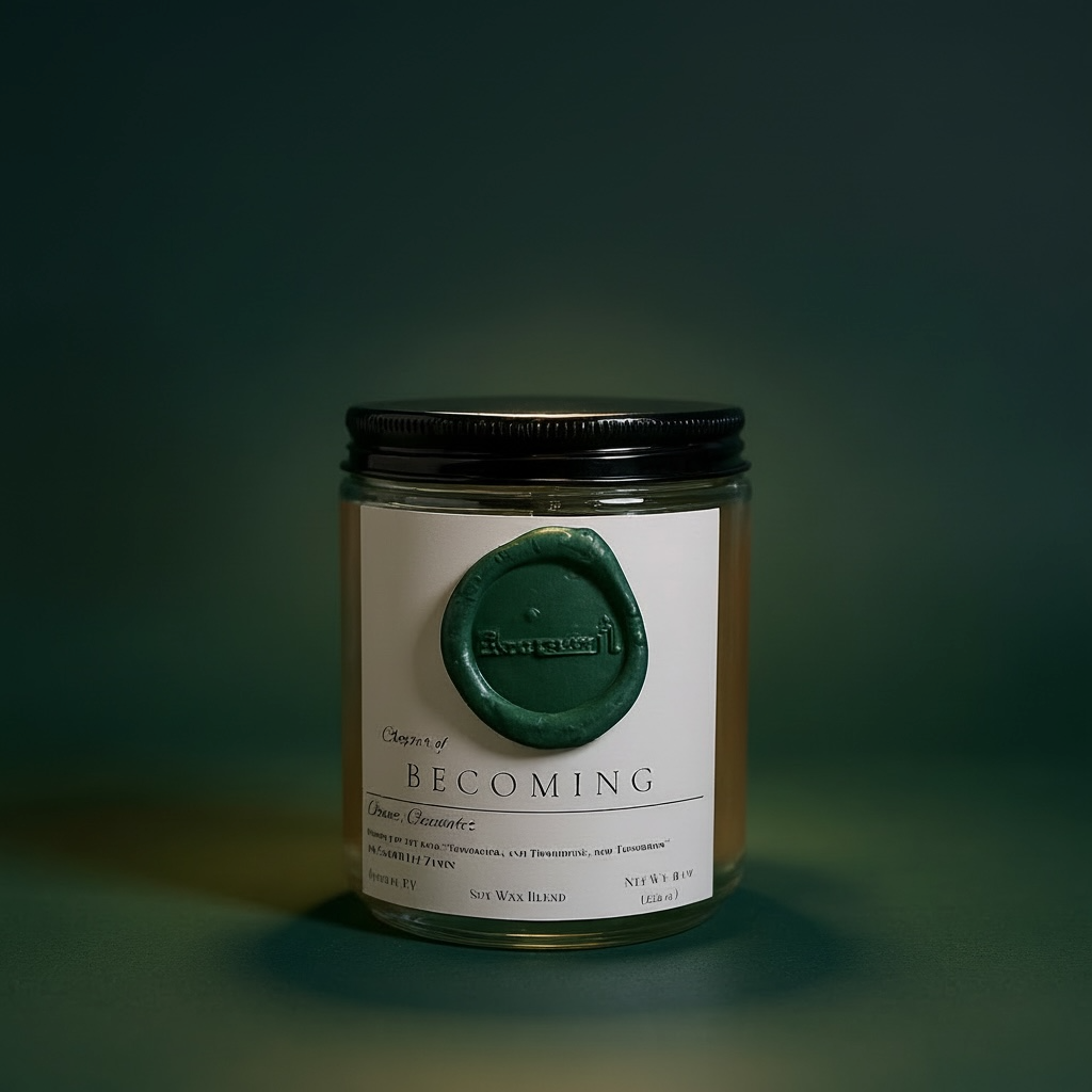 Becoming (8 oz Glass Jar)