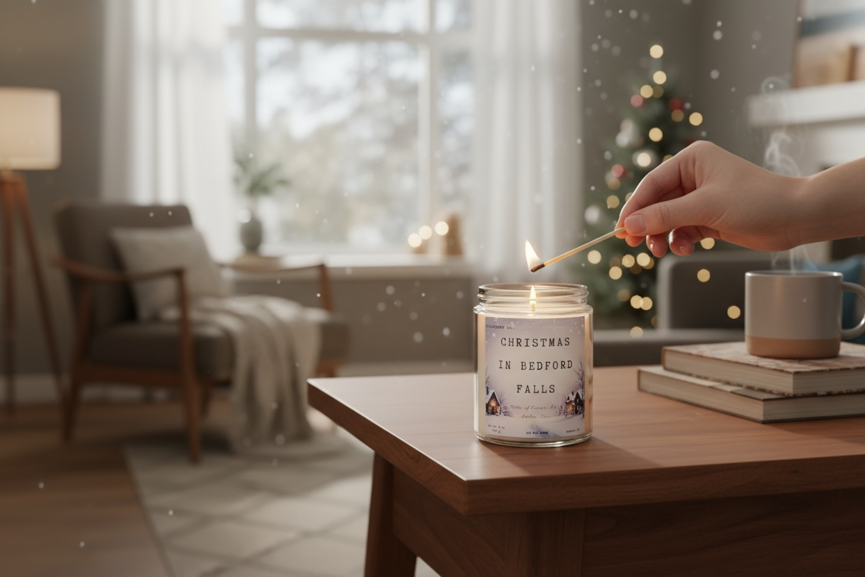 Christmas in Bedford Falls 8 oz Candle