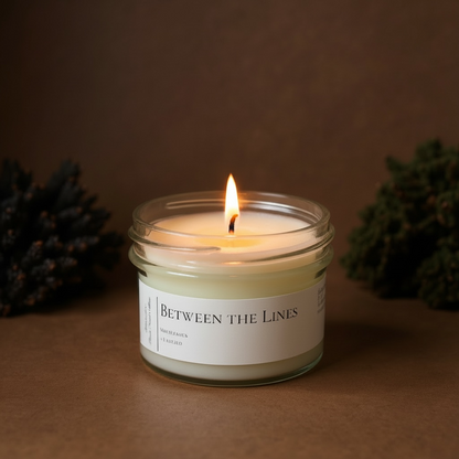 Between the Lines (4 oz Glass Jar)