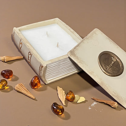 Margins (7 oz Stone Book Candle)